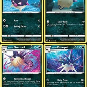 Collectible Card Games Pokemon Hisuian Overqwil - Astral Radiance - Rare Pokemon Evolution Card Lot - 090/189 & 091/189-4 Card Set