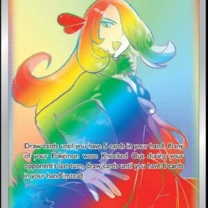 Collectible Card Games Pokemon Cynthia's Ambition - 178/172 Brilliant Stars - Secret Rare Pokemon Card - Rainbow Foil