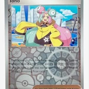 Collectible Card Games Pokemon Pokemon - Iono 185/193 - Paldea Evolved - Reverse Holo Pokemon Card - Foil