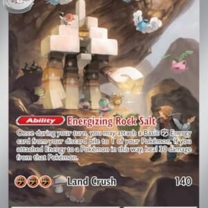 Collectible Card Games Pokemon Pokemon - Garganacl 202/182 - Paradox Rift - Illustration Rare - Single Card