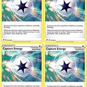 Pokemon Pokemon - Capture Energy - Rebel Clash x4 Card Playset - 171/192 Uncommon Trading Cards
