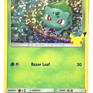 Collectible Card Games Pokemon Pokemon - Bulbasaur 1/25 - McDonalds Promo - 25th Anniversary - Holo Foil