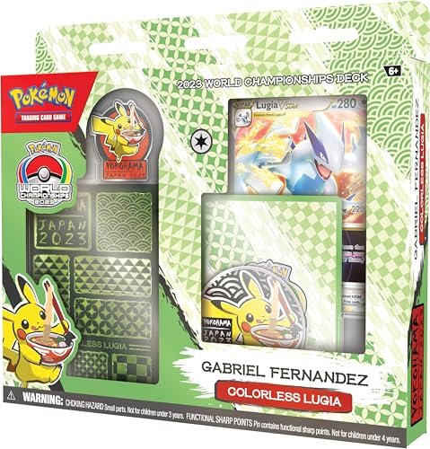 2023 Pokemon TCG World Championships Deck – Gabriel Fernandez … Multicolor Pokemon Collectible Card Games