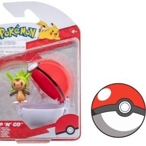 Pokemon Action Figures Pokemon Clip n Go Battle Feature Figure Multi-Pack Action Ready Pack Plus Sticker (Chespin and Poke Ball)