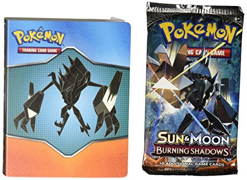 Card Storage & Display Pokemon Sun & Moon (burning shadows) SM3 MINI collector's album, holds 60 cards(With bonus BOOSTER pack , may vary)