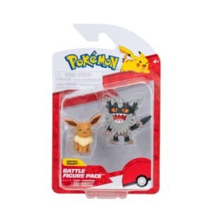 Pokemon Fighting Figure, 2 Pack 5 and 8cm Figure Toy Set Perrserker and Eevee Pokemon Action Figures