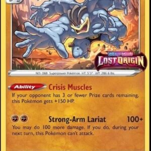 Trading Cards Pokemon Pokemon - Machamp SWSH243 - Lost Origin Build & Battle Promo - Prerelease Stamp