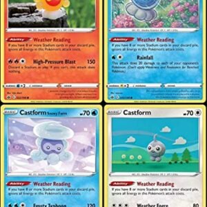 Castform - Chilling Reign - Pokemon Card Lot - Sunny Form - Rainy Form - Snowy Form Pokemon Action Figures