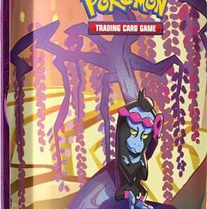 Pokémon TCG: Scarlet & Violet—Shrouded Fable Mini Tin – Munkidori (2 Booster Packs & 1 Sticker Sheet) Munkidori Collectible Card Games Pokemon