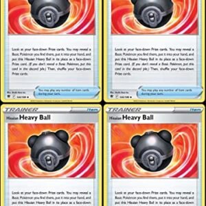 Playsets Pokemon Hisuian Heavy Ball 146/189 - Pokemon Astral Radiance Trainer Card Lot - x4 - Playset