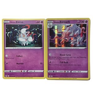Collectible Card Games Pokemon Hisuian Zoroark 076/196 - Lost Origin - Pokemon Evolution Card Set - Holo or Reverse Holo