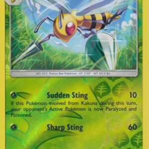 Collectible Card Games Pokemon Pokemon - Beedrill - 3/111 - Rare - Reverse Holo - Sun & Moon: Crimson Invasion