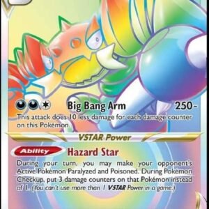 Collectible Card Games Pokemon Pokemon - Drapion VStar 200/196 Lost Origin Secret Rainbow Rare Foil