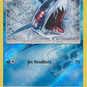 Sharpedo - 28/145 - Rare - Reverse Holo - Sun & Moon: Guardians Rising Pokemon Collectible Card Games