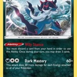Collectible Card Games Pokemon Hisuian Samurott - 100/189 - Holo Rare - Sword & Shield - Astral Radiance