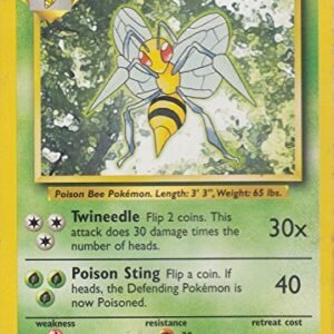 Base SetRare #17/102 Beedrill Pokemon Card [Toy] Pokemon Collectible Card Games