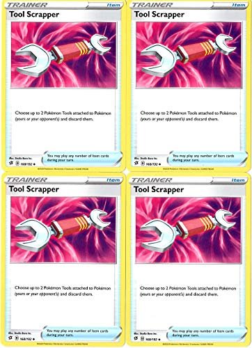 Pokemon - Tool Scrapper - Rebel Clash x4 Card Playset - 168/192 Uncommon Pokemon Playsets