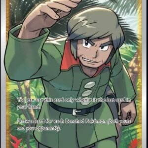 Brandon 188/195- Silver Tempest - Full Art Trainer - Pokemon Ultra Rare Card - Holo Foil Collectible Card Games Pokemon