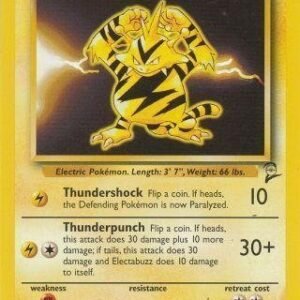 Collectible Card Games Pokemon Pokemon - Electabuzz (24) - Base Set 2