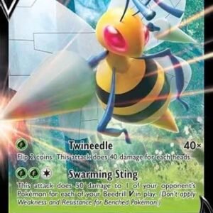 Collectible Card Games Pokemon Beedrill V - 001/189 - Ultra Rare