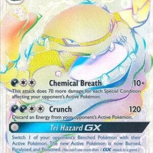 Alolan Muk GX - 157/147 - Secret Rare Collectible Card Games Pokemon