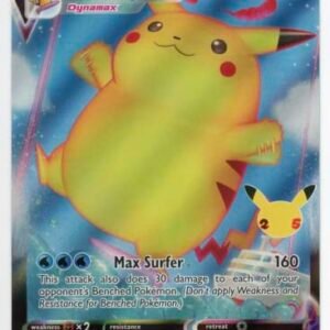 Surfing Pikachu VMAX - 009/025 - Ultra Rare Pokemon Collectible Card Games