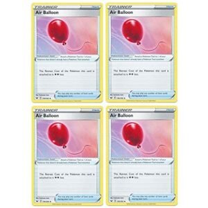 Collectible Card Games Pokemon Air Balloon 156/202 - Sword & Shield - Pokemon 4 Card Trainer Card Lot