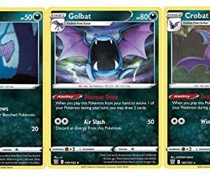 Collectible Card Games Pokemon Crobat 091/163 - Battle Style - Foil - Pokemon Evolution 3 Card Lot - Dark Stage 2