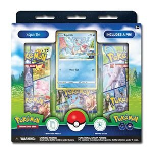 Action Figures Pokemon Pokemon TCG Go Pin Collection -Squirtle