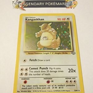 Collectible Card Games Pokemon Kangaskhan Holofoil - Jungle - 5 [Toy]