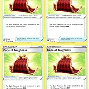 Cape of Toughness 160/189 - Darkness Ablaze - Pokemon Trainer Card Lot x4 Pokemon Collectible Card Games