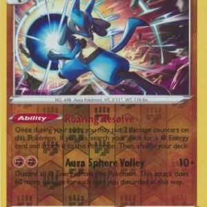 Collectible Card Games Pokemon Lucario - 079/172 - Holo Rare - Reverse Holo - Sword & Shield: Brilliant Stars