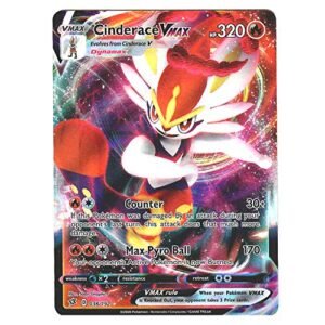 Pokemon Cinderace Vmax 036/192 - Ultra Rare - Pokemon Sword and Shield Rebel Clash Trading Cards