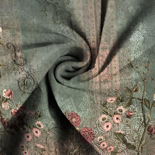 womens Jumpsuits, Rompers & Overalls AG Y2k Clothes,Jumpsuits for Women Casual Dressy Summer Outfits 2024 Trendy Pieme Deals One Piece Wide Leg Pants Rompers Elegant Floral Boho Printed Overalls Loose FIt Womens Clothes(Ag-Dark Green,XL)