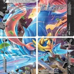 Zacian V-Union - 4 Card Set - SWSH163 - SWSH164 - SWSH165 - SWS166 - Pokemon Black Star Promo Set Pokemon Collectible Card Games