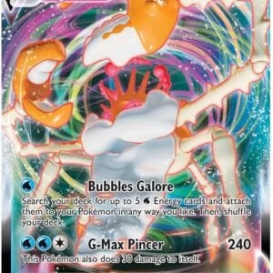 Collectible Card Games Pokemon Kingler VMAX - 029/172 - Full Art Ultra Rare - Sword & Shield: Brilliant Stars