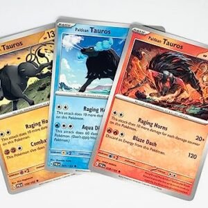 Trading Cards Pokemon Paldean Tauros 028/193 - Paldea Evolved - Pokemon Evolution Set - 3 Card Lot - Scarlet & Violet