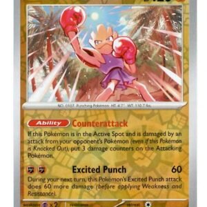Collectible Card Games Pokemon Pokemon - Hitmonchan 107/165 - Pokemon 151 - Reverse Foil - Single Card