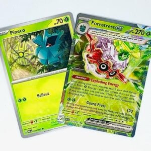 Collectible Card Games Pokemon Forretress ex 005/193- Paldea Evloved - Double Rare - Pokemon Evolution Card Set