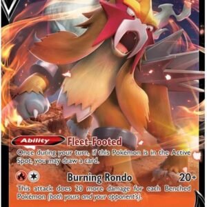 Collectible Card Games Pokemon Entei V - 022/172 - Ultra Rare - Sword & Shield: Brilliant Stars
