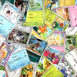 Pokemon 25 Pokemon Card lot - Scarlet & Violet - Gen 9 Only - No Duplicates - i.e Tandemaus - Lechonk - Bombirdier - Wiglett Action Figures