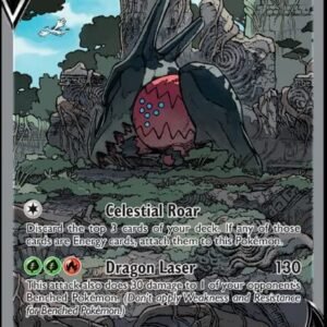 Regidrago V 184/195- Silver Tempest - Full Art - Pokemon Ultra Rare Card - Holo Foil Pokemon Collectible Card Games