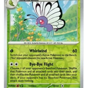 Collectible Card Games Pokemon Pokemon - Butterfree 012/165 - Pokemon 151 - Reverse Foil - Single Card