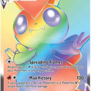 Victini VMAX - 165/163 - Secret Rare - Sword & Shield - Battle Styles Action Figures Pokemon