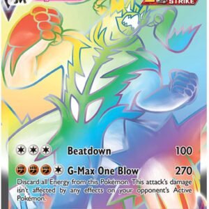 Trading Cards Pokemon Single Strike Urshifu VMAX - 167/163 - Secret Rare - Sword & Shield - Battle Styles