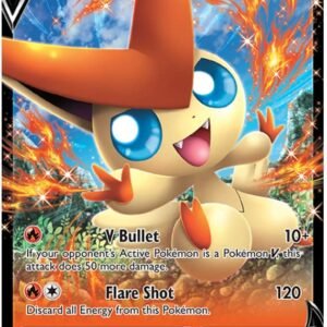 Action Figures Pokemon Victini V - 021/163 - Ultra Rare - Sword & Shield - Battle Styles