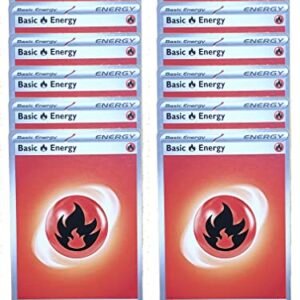 Trading Cards Pokemon Pokemon Basic Fire Energy Lot - Scarlet & Violet - x12 Card