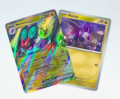 Collectible Card Games Pokemon Noivern ex 153/193 - Paldea Evolved - Double Rare - Pokemon Card Lot