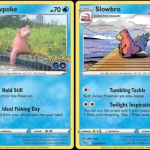 Trading Cards Pokemon Slowbro 020/078 - Pokemon Go - Evolution Card Lot - Slowpoke