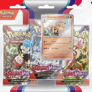 Pokemon Pokemon TCG: Scarlet & Violet 3-Pack Blister (Random Promo) Trading Cards